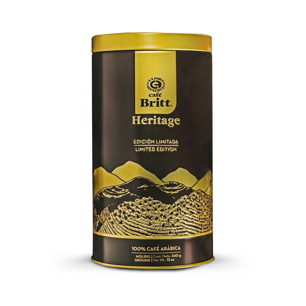 Café Britt Heritage 2024 Lata Coleccionable