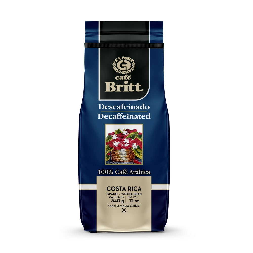 Café Britt Descafeinado Grano