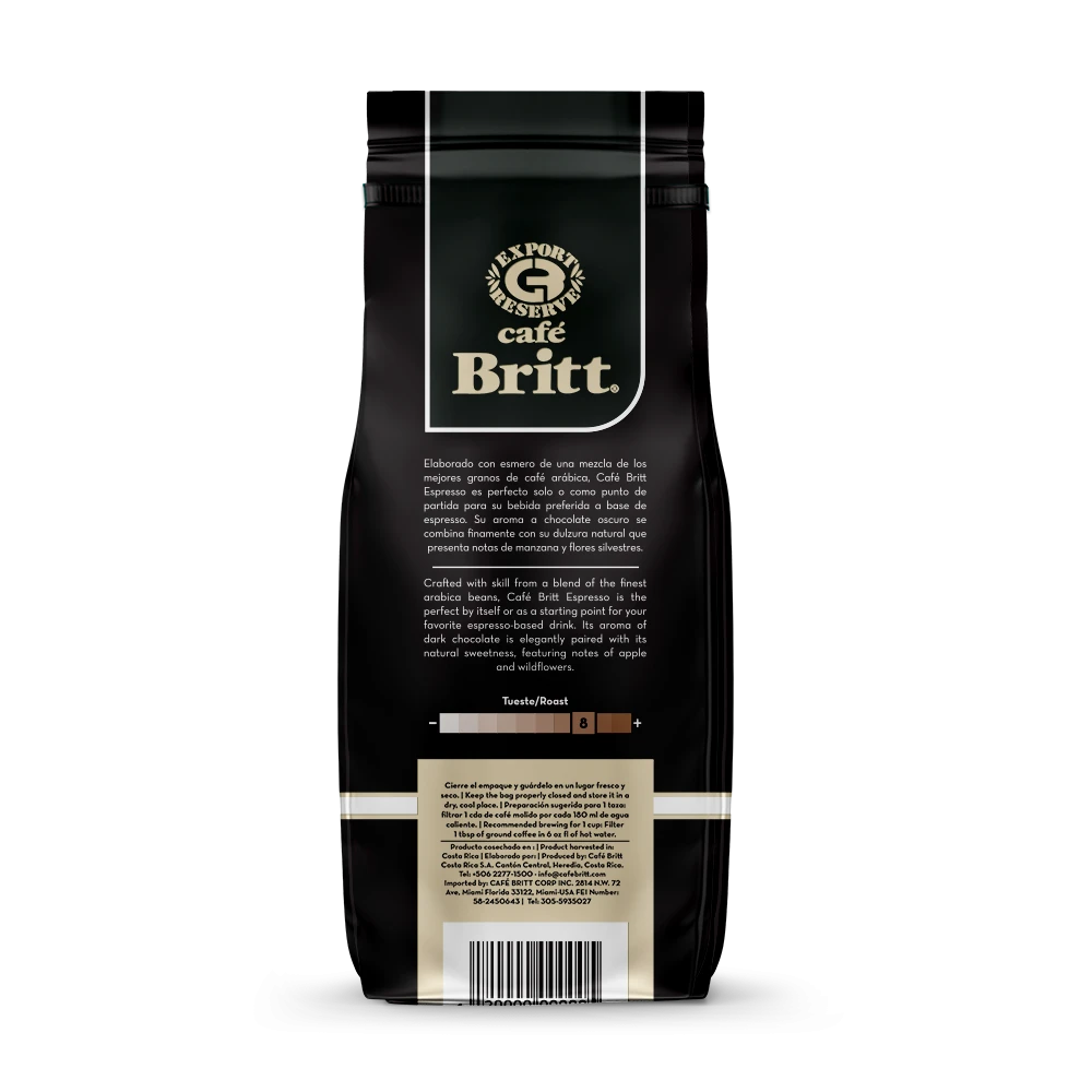 Café Britt Espresso Molido