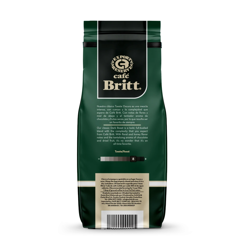 CAFÉ BRITT TUESTE OSCURO