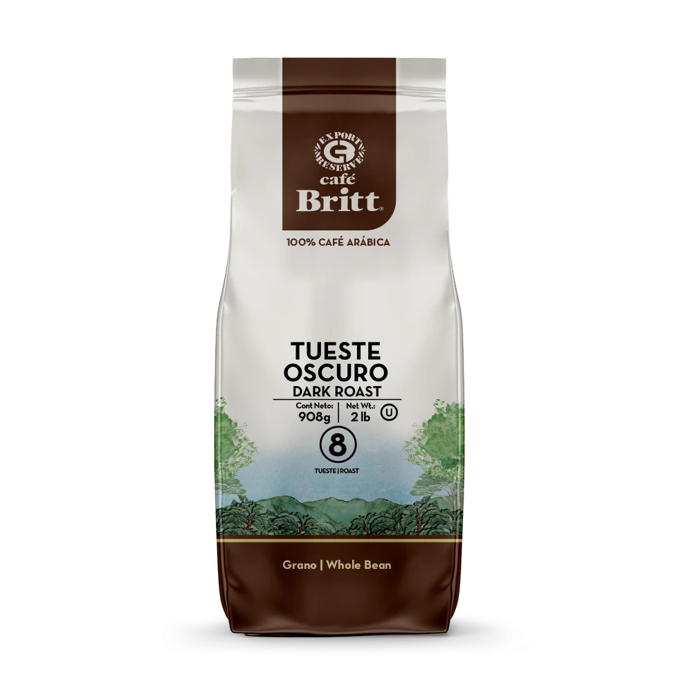 Café Britt Tueste Oscuro Grano