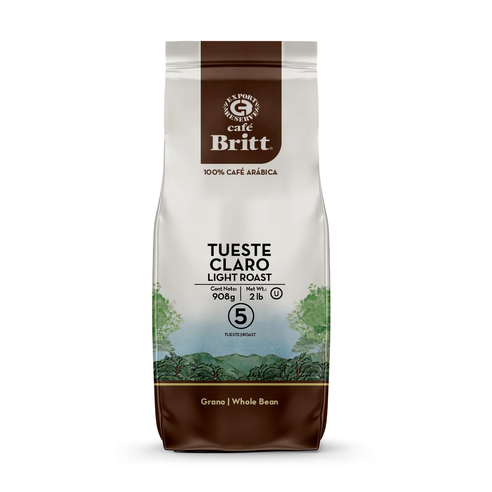 Café Britt Tueste Claro Grano