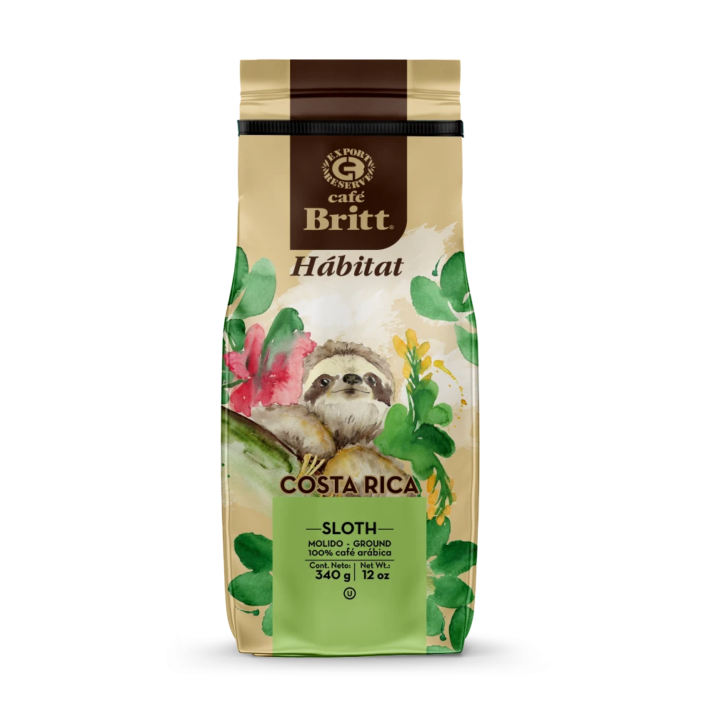costa-rican-coffee-sloth-blend-ground-340g-front-view.webp
