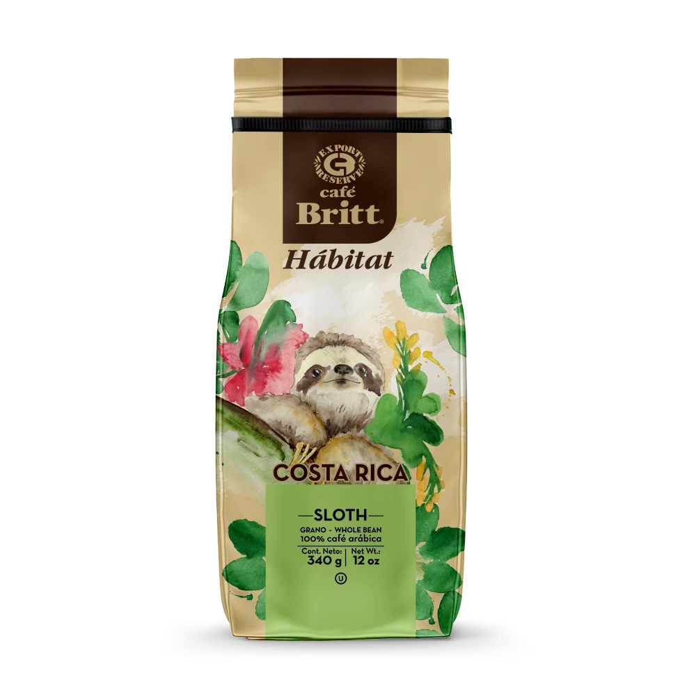 Café Britt Hábitat Sloth Grano